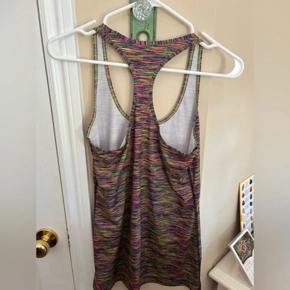 Xersion Vibrant Multicolor Racerback Tank Top - Picture 3 of 3